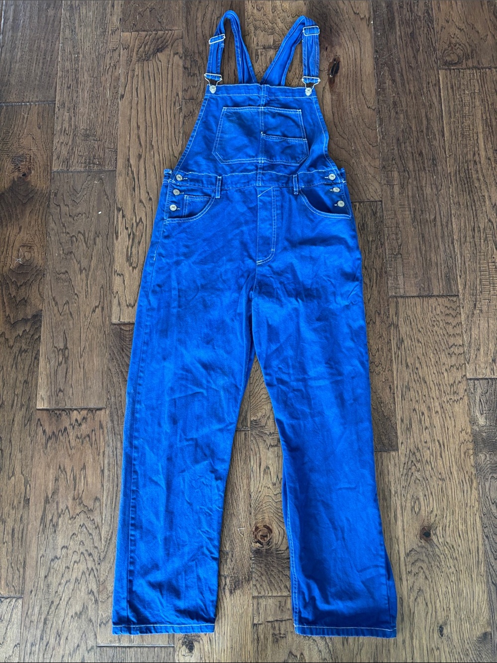 We the Free Ziggy Blue Denim Overalls